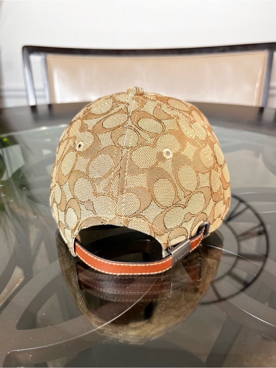 Coach Signature Jacquard Baseball Hat women’s NWOT main image 4